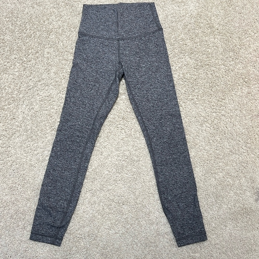 Lululemon leggings 25” grey never worn
